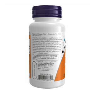 Acetyl L-Carnitine 500mg - 100 vcaps фото3