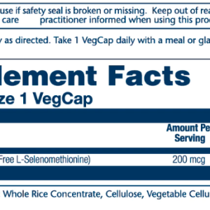 Selenium Yeast Free 200mcg - 90 vcaps фото2