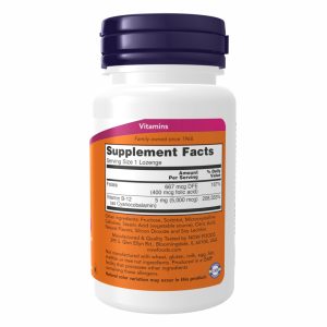 B-12 5000mcg + Folic - 60 lozenges фото2