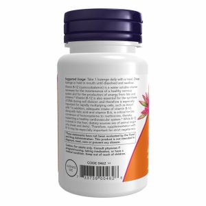 B-12 5000mcg + Folic - 60 lozenges фото3