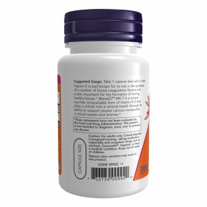 Vitamin K-2 (MK7) 100 mcg - 120 vcaps фото3