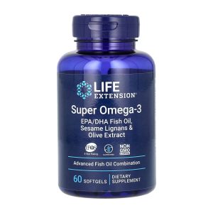 Super Omega-3 EPA/DHA Fish Oil Sesame Lignans & Olive Extract	- 60 softgels фото1