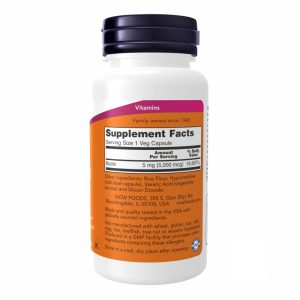 BIOTIN 5000mcg - 120 vcaps фото2