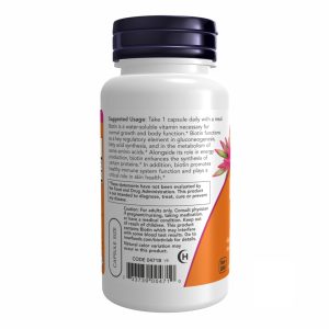 BIOTIN 5000mcg - 120 vcaps фото3