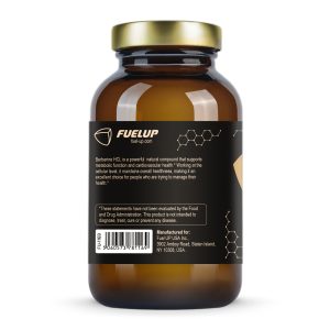 Деталі складу берберину Fuel Up 500 mg 120 vegcaps на етикетці
