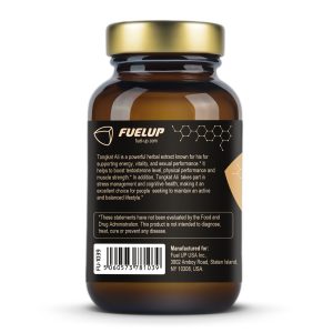 Склад екстракту Tongkat Ali 400 mg Fuel Up на упаковці